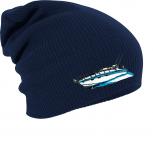 Longbeanie Slouch-Beanie Mütze Schiff 55240 Navy