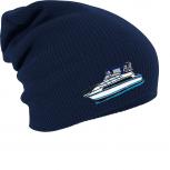 Longbeanie Slouch-Beanie Mütze Schiff 55241 Navy