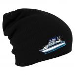 Longbeanie Slouch-Beanie Mütze Schiff 55241 schwarz
