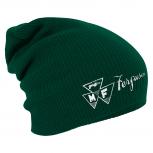 Longbeanie Slouch-Beanie Mütze DDR Motiv Ferguson 55248 grün