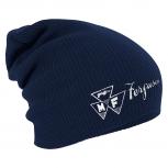 Longbeanie Slouch-Beanie Mütze DDR Motiv Ferguson 55248 Navy