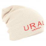 Longbeanie Slouch-Beanie Mütze DDR Motiv Ural 55262 natur
