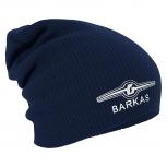 Longbeanie Slouch-Beanie Mütze DDR Motiv Barkas 55265 Navy
