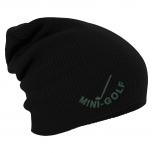 Longbeanie Slouch-Beanie Mini Golf 55276 schwarz