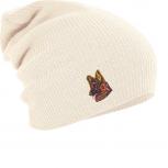 Longbeanie Slouch-Beanie Mütze Schäferhund Kopf 55289 natur