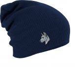 Longbeanie Slouch-Beanie Mütze Hund Great Dane 55292 Navy