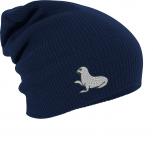 Longbeanie Slouch-Beanie Seehund 55330 Navy
