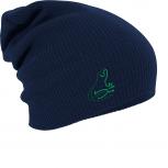 Longbeanie Slouch-Beanie Frosch 55331 Navy