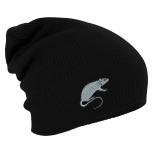 Longbeanie Slouch-Beanie Mütze Maus 55340 schwarz
