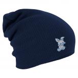 Longbeanie Slouch-Beanie Mütze Kanninchen reflektierend 55341 Navy