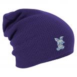 Longbeanie Slouch-Beanie Mütze Kanninchen reflektierend 55341 lila