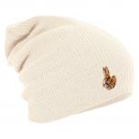 Longbeanie Slouch-Beanie Mütze Hase 55349 natur
