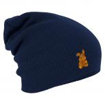Longbeanie Slouch-Beanie Mütze Kaninchen 55350 blau