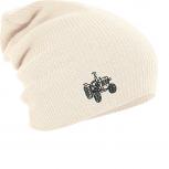 Longbeanie Slouch-Beanie Traktor Kontur 55356 natur
