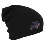 Longbeanie Slouch-Beanie Aktivist 55358 schwarz