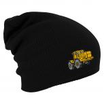 Longbeanie Slouch-Beanie K-700 Traktor 55383 schwarz
