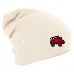 Longbeanie Slouch-Beanie MA Traktor 55387 natur