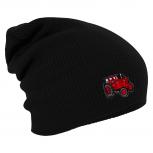 Longbeanie Slouch-Beanie MA Traktor 55387 schwarz