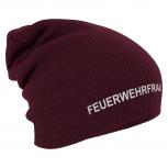 Longbeanie Slouch-Beanie Feuerwehrfrau 55396