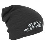 Longbeanie Slouch-Beanie Werksfeuerwehr 55401 grau