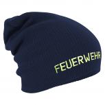 Longbeanie Slouch-Beanie Feuerwehr 55403 Navy
