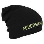 Longbeanie Slouch-Beanie Feuerwehr 55403 schwarz