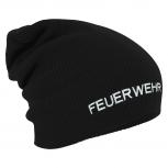 Longbeanie Slouch-Beanie Feuerwehr 55404 schwarz