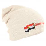 Longbeanie Slouch-Beanie Flagge Ägypten 55422 natur
