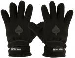 Handschuhe Fleece mit Einstickung Pik 56543 schwarz