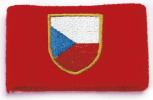 Pulswärmer - Tschechien - 56552 - Frottee-Schweißband rot