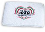Schweißband Pulwärmer - The Great IRAN forever in my heart - 56570 weiß - 1 Stück