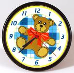Wanduhr - Uhr - Clock - batteriebetrieben - Teddybär - Größe ca. 25 cm - 56723