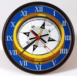 Wanduhr - Uhr - Clock - batteriebetrieben - Kompass - Größe ca 25 cm - 56818
