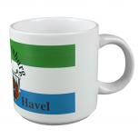 Keramiktasse mit Print Stadt Brandenburg Wappen 57016