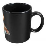 Tasse mit Print I Love Auto 57033 schwarz