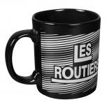 Tasse mit Print Les Routiers schwarz 57252