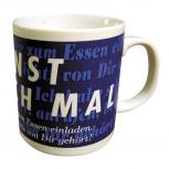 Tasse mit Print Kannst mich mal... 57264 weiß-blau