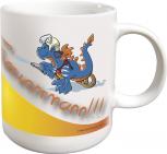 Keramiktasse Tasse mit Aufdruck Ich werde Feuerwehrmann 57443 weiß