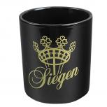 Keramiktasse mit Print Siegen 57580 schwarz