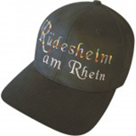 Baseballcap mit Einstickung - RÜDESHEIM - 68914 schwarz