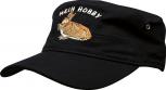 Military-Cap mit Einstickung - Hase Kaninchen - Mein Hobby - 60584 schwarz