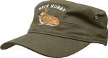 Military-Cap mit Einstickung - Hase Kaninchen - Mein Hobby - 60584 olivgrün