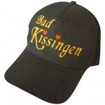 Baseballcap mit Einstickung - Bad Kissingen - 68821 schwarz