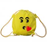 Trend-Bag mit Aufdruck -  Smilie Kiss - 65210 - Turnbeutel Sporttasche Rucksack