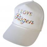 Baseballcap mit Einstickung - I Love Rügen - 68007 weiß
