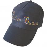 Baseballcap mit Einstickung - Baden Baden - 68031 dunkelblau
