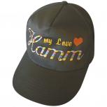 Baseballcap mit Einstickung - I love Hamm - 68072 schwarz