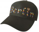 Baseballcap mit Einstickung - BERLIN - 68076 schwarz
