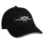 Baseballcap mit Einstickung  Tribal 68133 schwarz