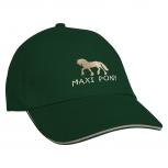 Baseballcap mit Einstickung Maxi Pony - 68226 grün